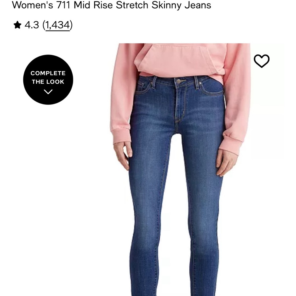 Levi's Women's 711 Skinny Stretch Jeans 26